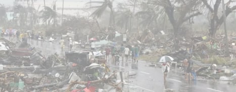 Aftermath of Typhoon Yolanda in the Philippines, 2013