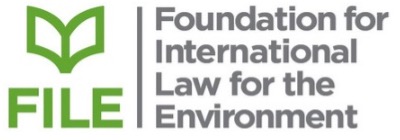 Foundation for International Law and the Environment logo